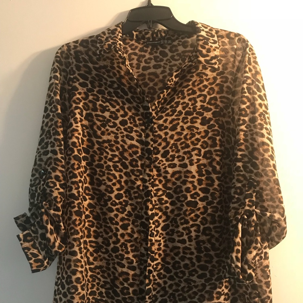 Cheetah blouse